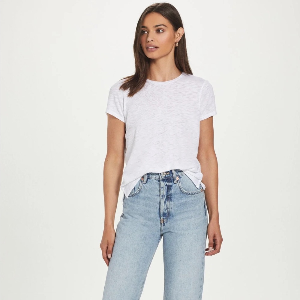 Goldie
 NWT-Goldie SIGNATURE SLUB BOY TEE -Large - White